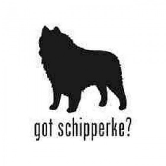 Got Schipperke Dog 1 Decal...