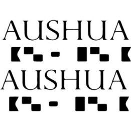 Aushua Stickers – Indie Rock Band Decals (2-Pack)