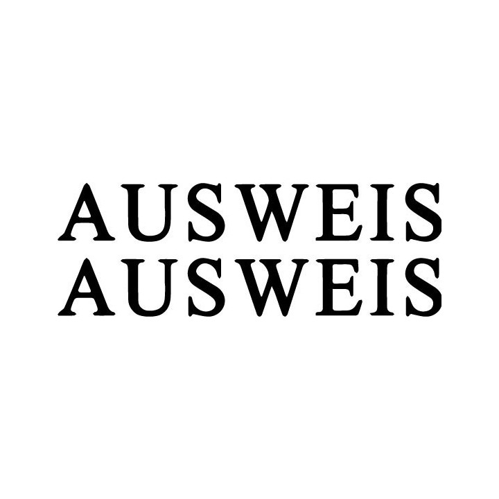 Ausweis Stickers – French Punk Rock Band Decals (2-Pack)