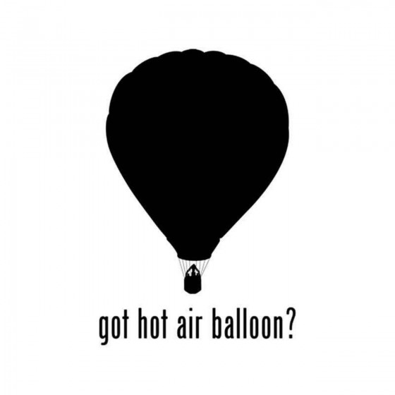 Got S Got Hot Air Ballon Decal
