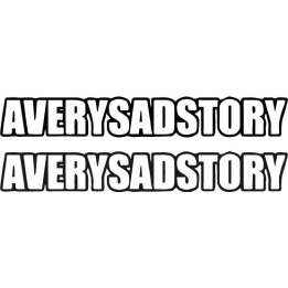 A Very Sad Story Stickers – Emo Rock Decals (2-Pack)