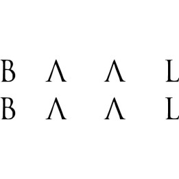 Baal Band Stickers – Black Metal Decals (2-Pack)