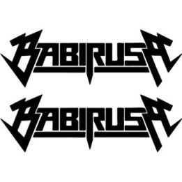 Babirusa Stickers – Deathcore Metal Decals (2-Pack)