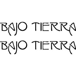 Bajo Tierra Stickers – Colombian Rock Decals (2-Pack)