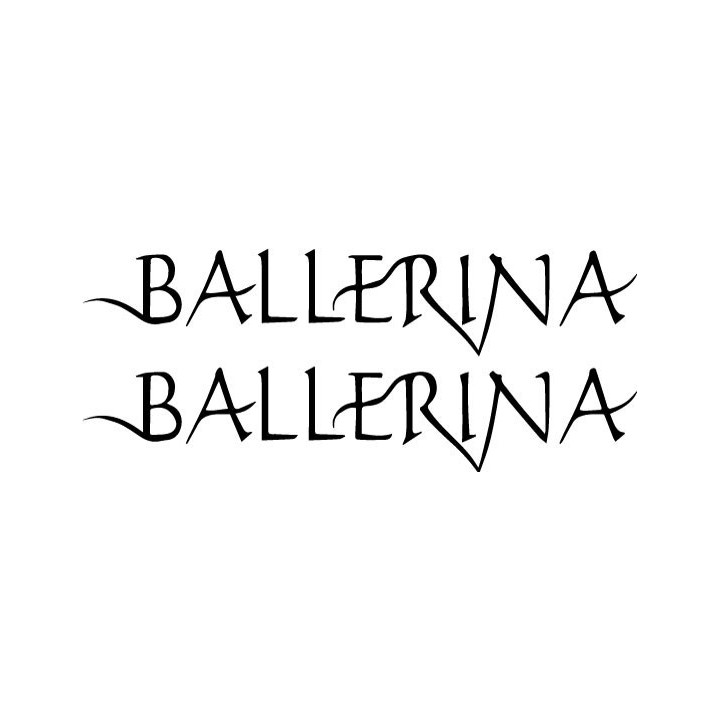 Ballerina Band Stickers – J-Rock Visual Kei Decals (2-Pack)