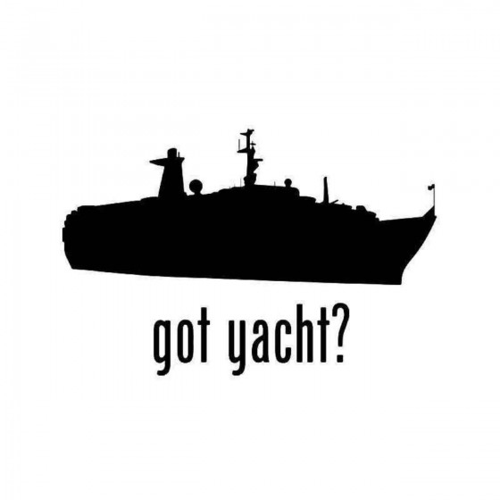 Got Yacht Boat Sail Sticker