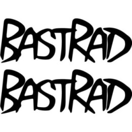 Bastrad Band Stickers – Metal Music Decals (2-Pack)