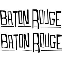 Baton Rouge Stickers – Hard Rock Band Decals (2-Pack)