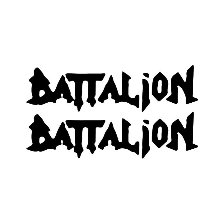 Battalion Stickers – Heavy Metal Band Decals (2-Pack)