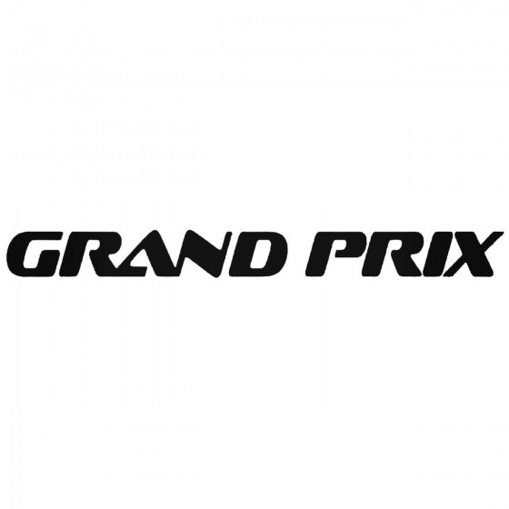 Grand Prix Graphic Decal...