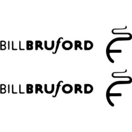 Bill Bruford Stickers – Prog Rock Jazz Fusion Decals (2-Pack)