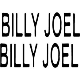 Billy Joel Stickers – Piano Man Music Decals (2-Pack)