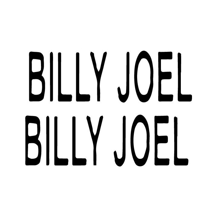 Billy Joel Stickers – Piano Man Music Decals (2-Pack)