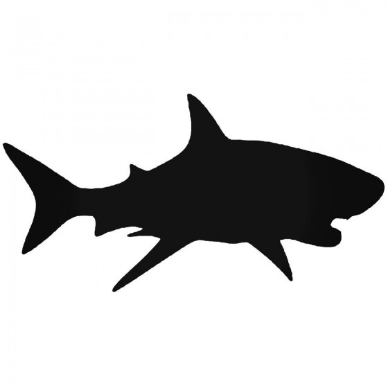 Great White Shark Fish Sticker