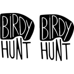 Birdy Hunt Stickers – Indie Rock Band Decals (2-Pack)