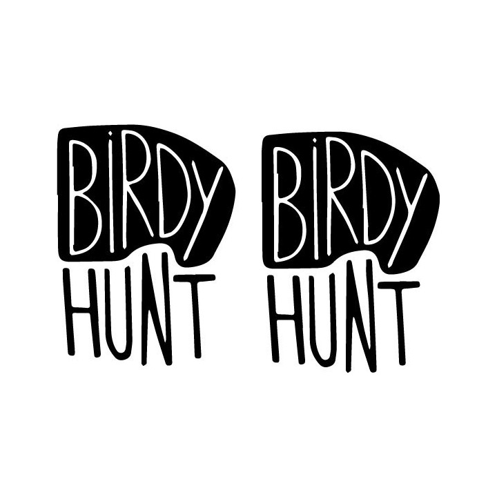 Birdy Hunt Stickers – Indie Rock Band Decals (2-Pack)