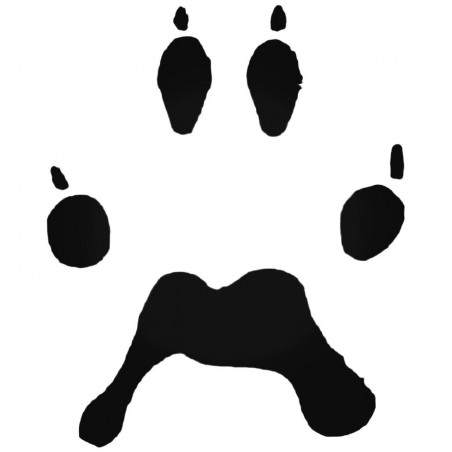 Buy Grey Squirrel Paw Print Foot Track Decal Sticker Online