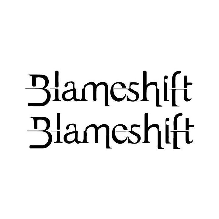 Blameshift Stickers – Rock Band Music Decals (2-Pack)