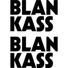 Blankass Stickers – French Rock Band Decals (2-Pack)