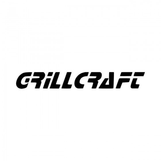 Grillcraft Logo Vinyl Decal...