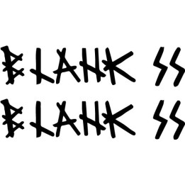 Blank 77 Stickers – Punk Rock Band Decals (2-Pack)