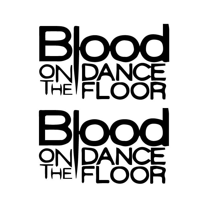 Blood on the Dance Floor Stickers – BOTDF Decals (2-Pack)