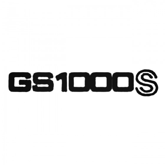 Gs1000s Decal Sticker
