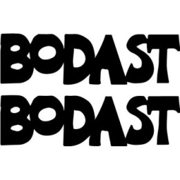 Bodast Stickers – Psychedelic Rock Band Decals (2-Pack)