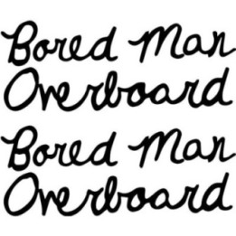 Bored Man Overboard Stickers – Pop Punk Decals (2-Pack)