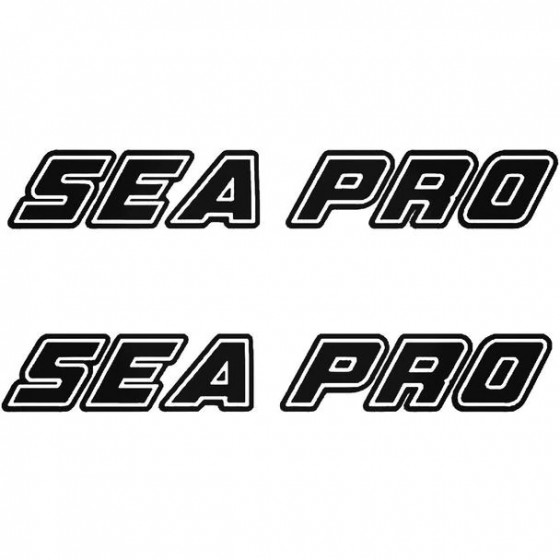 Sea Pro Boat Kit Decal Sticker