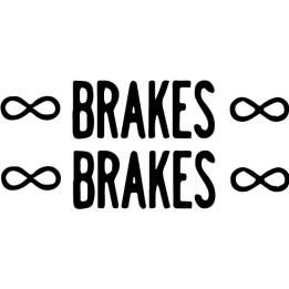 Brakes Band Stickers – Alternative Rock Decals (2-Pack)