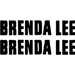 Brenda Lee Stickers – Rockabilly Music Decals (2-Pack)