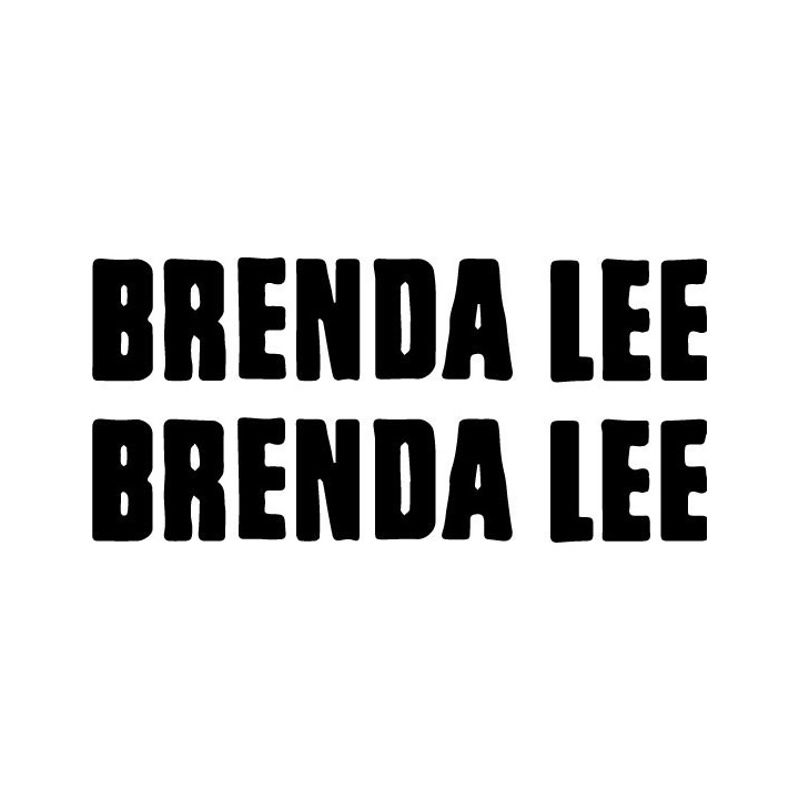 Brenda Lee Stickers – Rockabilly Music Decals (2-Pack)