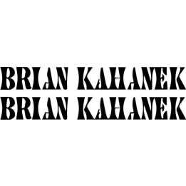 Brian Kahanek Stickers – Blues Rock Artist Decals (2-Pack)