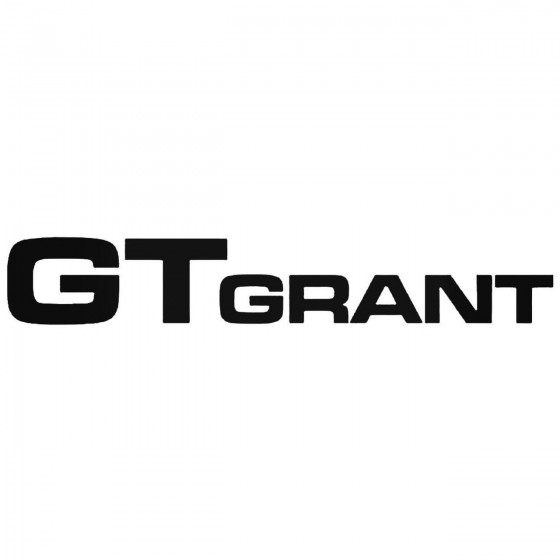 Gt Grant Graphic Decal Sticker