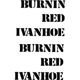Burnin Red Ivanhoe Stickers – Prog Rock Decals (2-Pack)