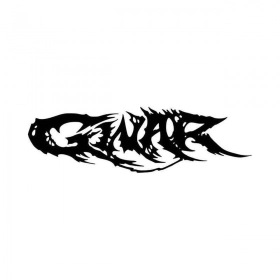 Gwar Styled Band Logo Vinyl...
