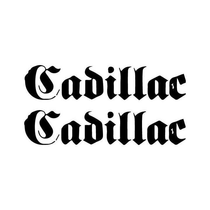 Cadillac Band Stickers – Rock & Roll Decals (2-Pack)