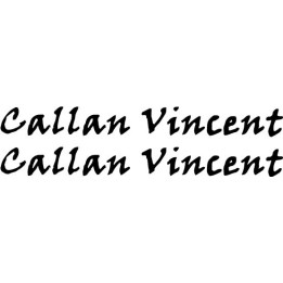 Callan Vincent Stickers – Indie Rock Music Decals (2-Pack)