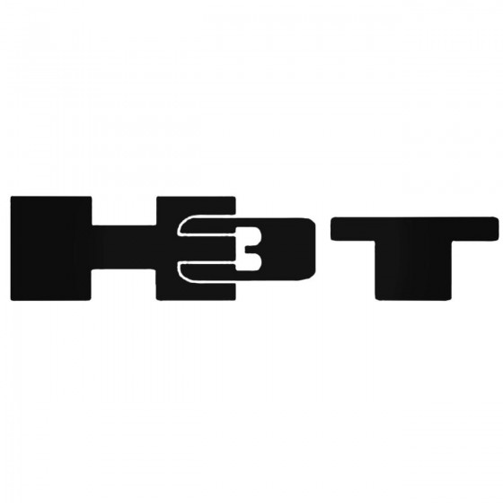 H3 T Decal Sticker