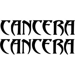 Cancer Band Stickers – Death Metal Decals (2-Pack)