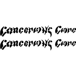 Cancerous Core Stickers – Death Metal Decals (2-Pack)
