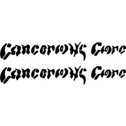 Cancerous Core Stickers – Extreme Metal Decals (2-Pack)