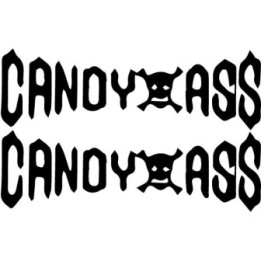Candyass Stickers – Rock Band Logo Decals (2-Pack)