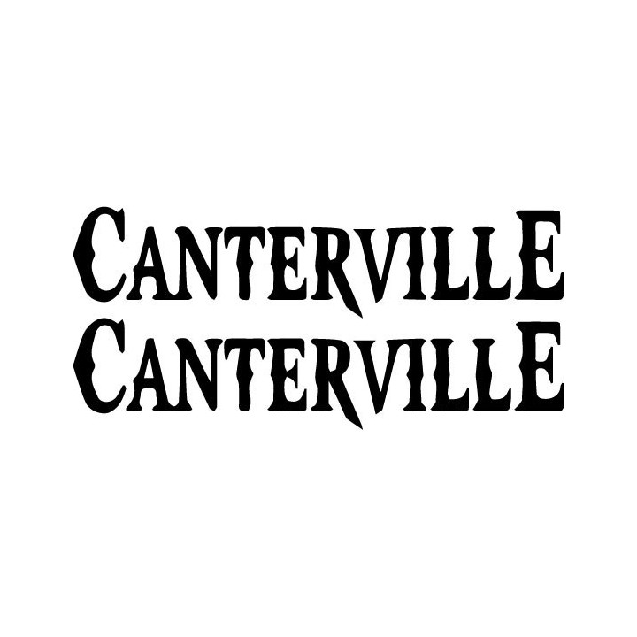Canterville Stickers – Rock Band Logo Decals (2-Pack)