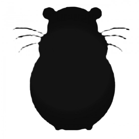 Hamster Silhouette Decal...