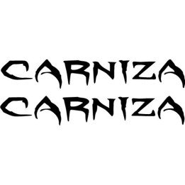 Carniza Stickers – Death Metal Band Decals (2-Pack)