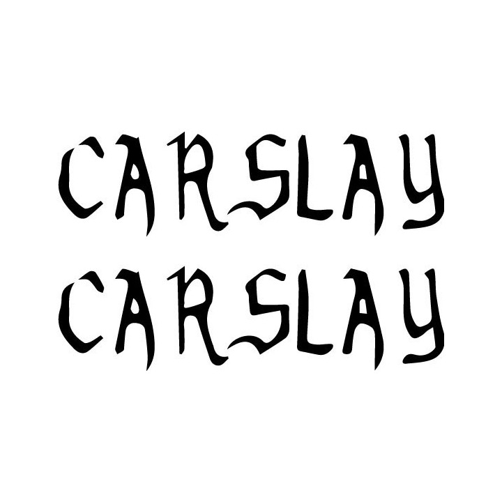 Carslay Stickers – Rock Band Logo Decals (2-Pack)
