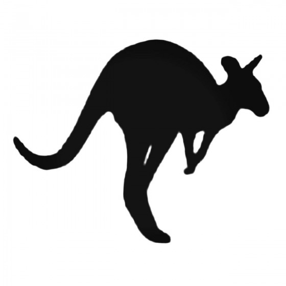 Happy Kangaroo Decal Sticker