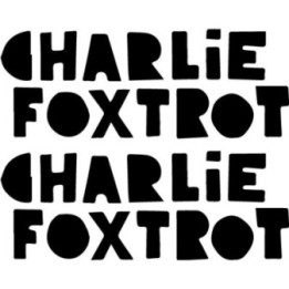 Charlie Foxtrot Stickers – Band Decals (2-Pack)